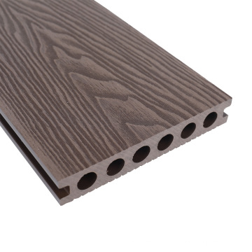 Eco Friendly Recycle Outdoor WPC Wood Plastic Composite Waterproof 3D Embossed Decking Board